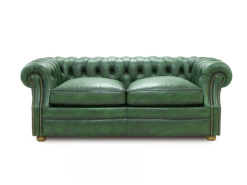 CHESTERFIELD BIG BEN ORIGINS - 2 seater tufted leather sofa bed by Crearte Collections - view 2